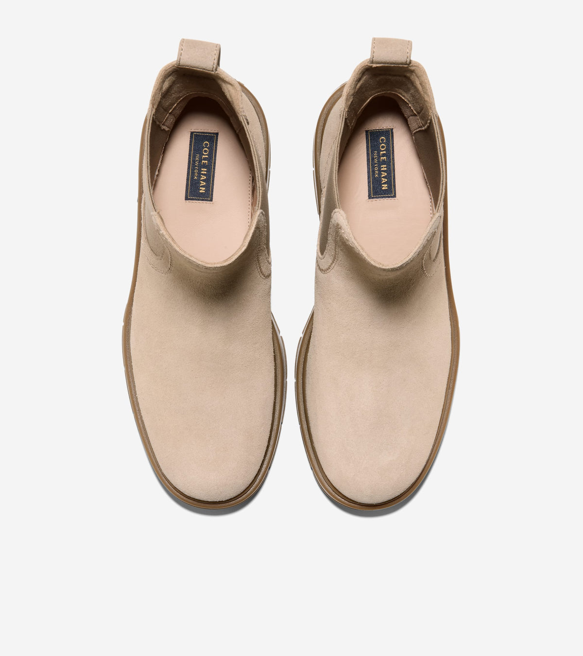 Women's Grand Flex Fenella Chelsea Waterproof Booties in Beige | Cole Haan