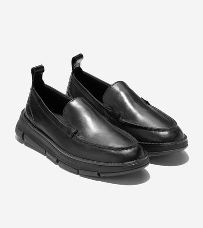 Women's ZERØGRAND Rella Venetian Loafers in Black | Cole Haan