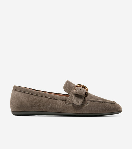 Women's Grand Ambition Alette Buckle Loafers in Green | Cole Haan