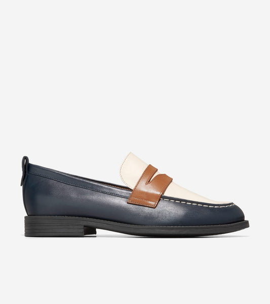 Women's Stassi Penny Loafers in Blue | Cole Haan