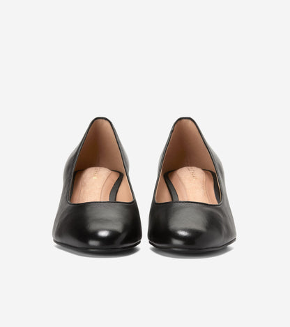 Women's Go-To Shayla Block Heel Pumps in Black | Cole Haan
