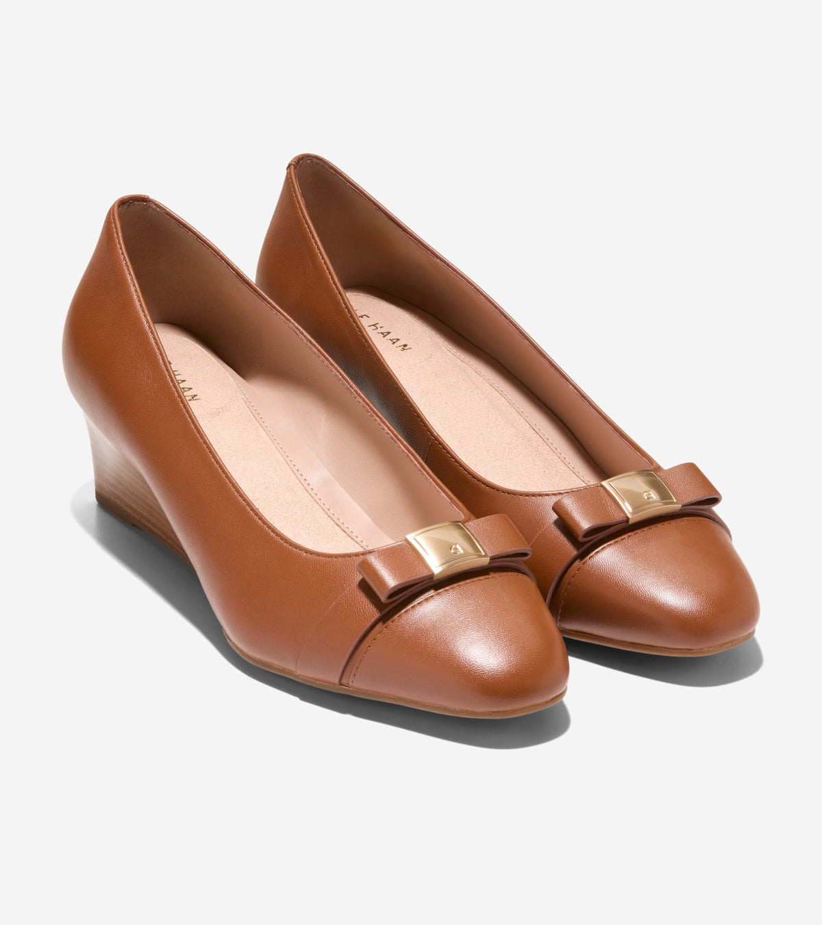 Women's Go-To Malta Bow Wedges in Brown | Cole Haan