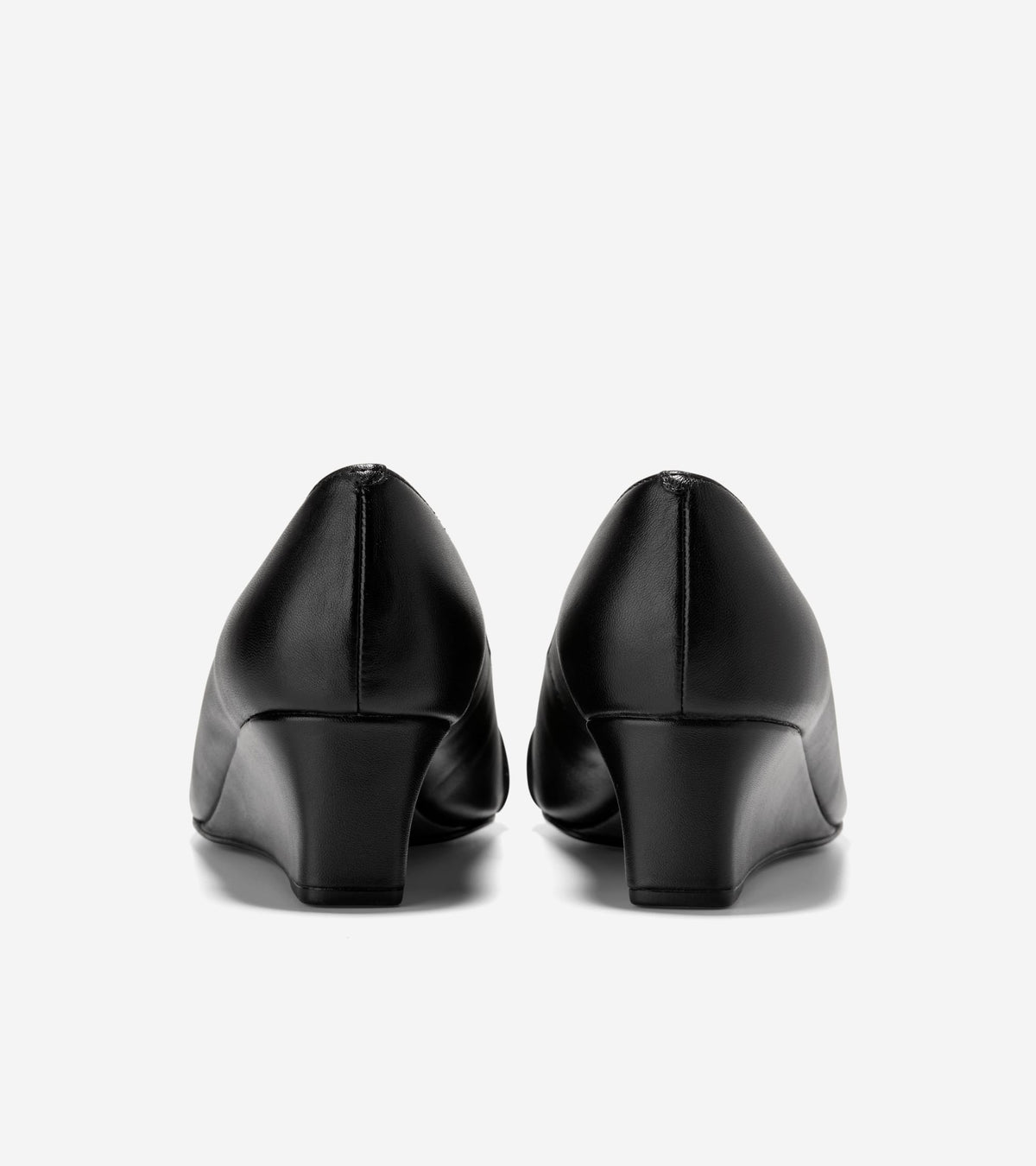 Women's Go-To Malta Peep Toe Bow Wedges in Black | Cole Haan