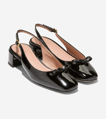 Women's Patsy Bow Slingback Pumps in Black | Cole Haan