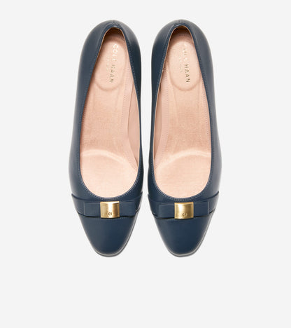Women's Go-To Malta Bow Wedges in Blue | Cole Haan