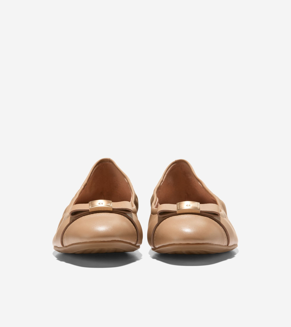 Women's Go-To Tova Bow Ballet Flats in Beige | Cole Haan