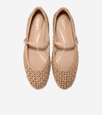 Women's Harlan Mary Jane Ballet Flats in Beige | Cole Haan