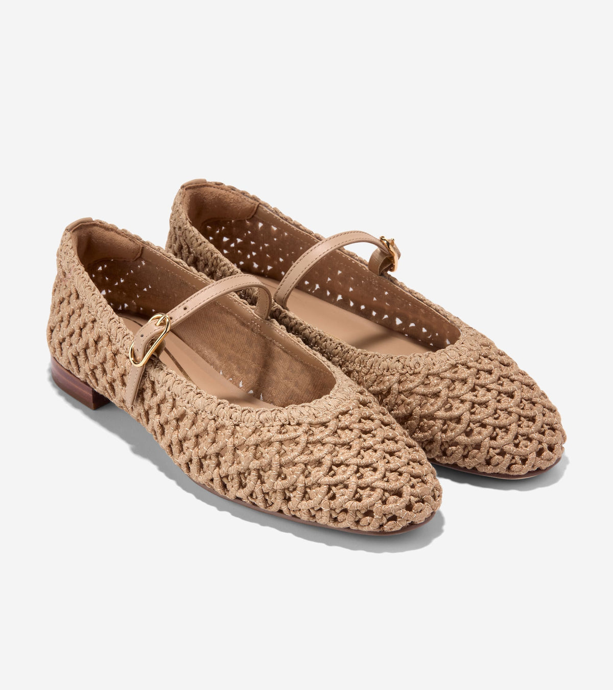 Women's Harlan Mary Jane Ballet Flats in Beige | Cole Haan