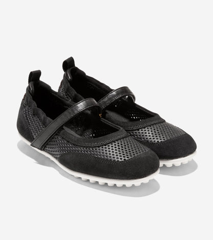 Women's GrandPrø Travina Mary Jane Ballet Flats in Black | Cole Haan