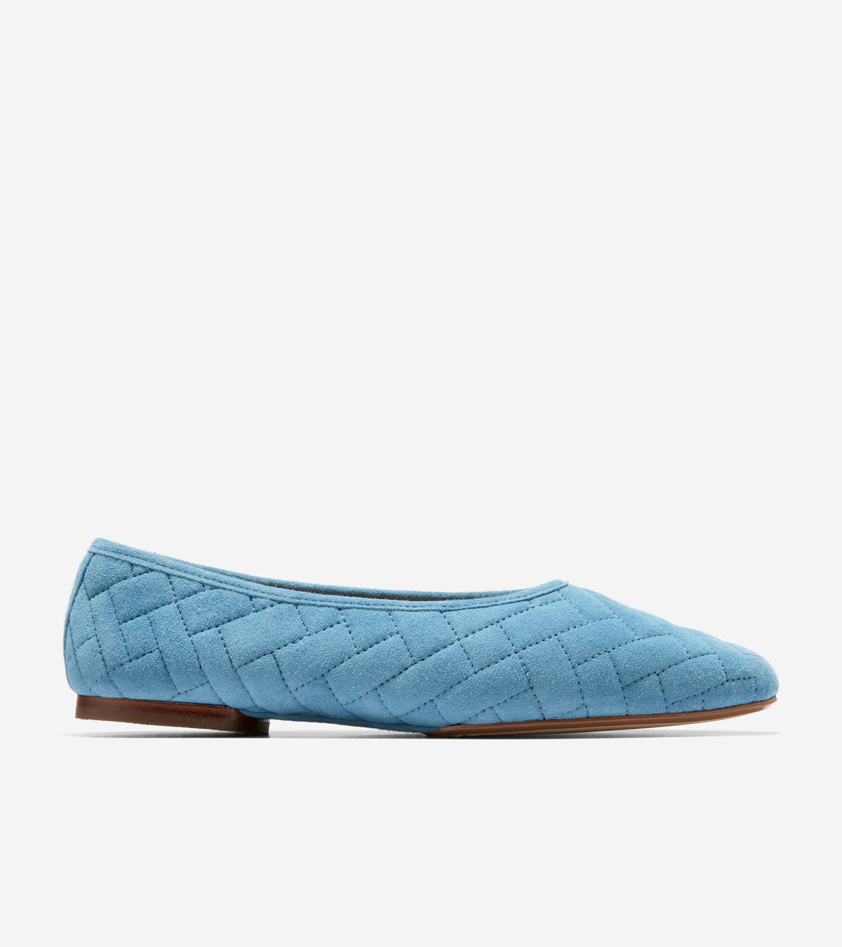 Women's Jasleen Quilted Ballet Flats in Blue | Cole Haan