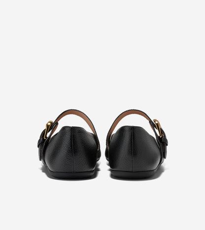 Women's Grand Ambition Alissa Mary Jane Ballet Flats in Black | Cole Haan