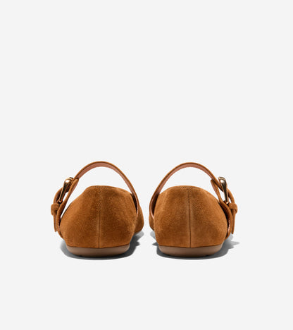 Women's Grand Ambition Alissa Mary Jane Ballet Flats in Brown | Cole Haan
