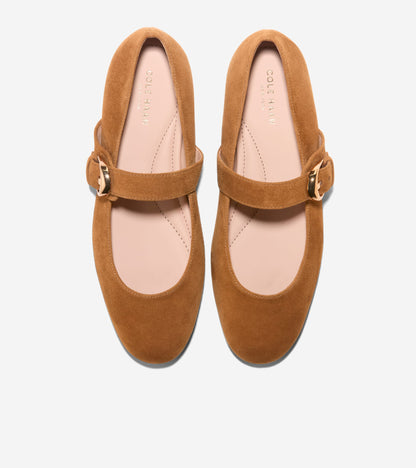 Women's Grand Ambition Alissa Mary Jane Ballet Flats in Brown | Cole Haan