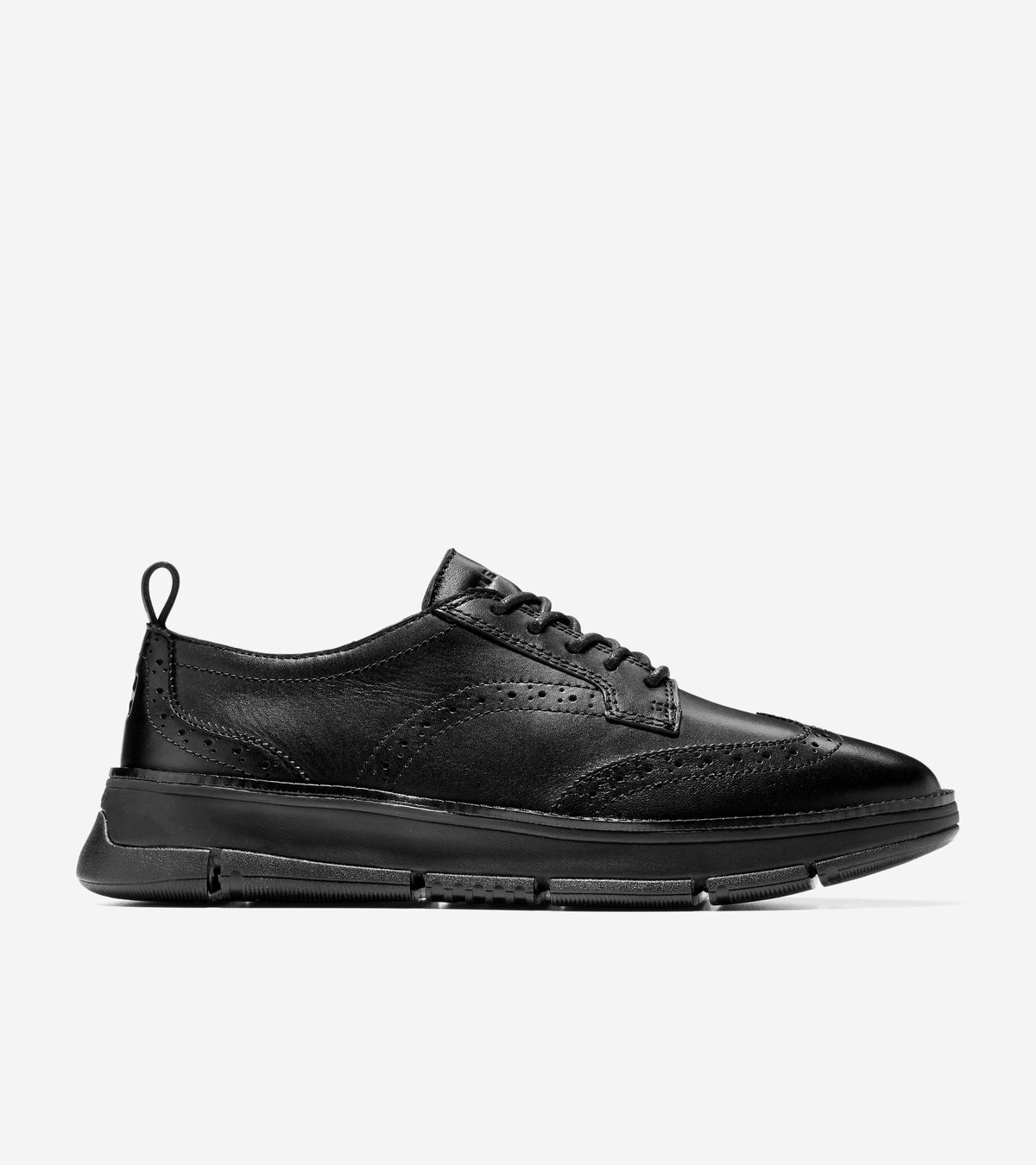 Women's ZERØGRAND Rella Wingtip Oxfords in Black | Cole Haan