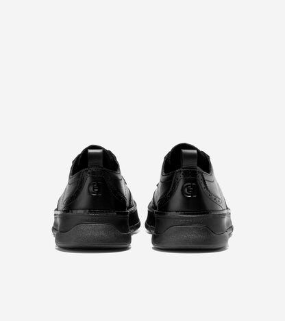Women's ZERØGRAND Rella Wingtip Oxfords in Black | Cole Haan