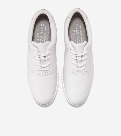 Women's ØriginalGrand Saddle Golf Shoes in White | Cole Haan