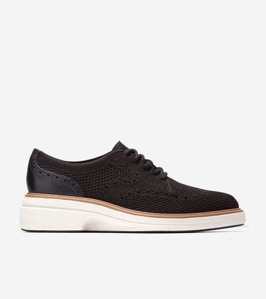 Women's ØriginalGrand CitySpectre Stitchlite™ Oxfords in Black | Cole Haan