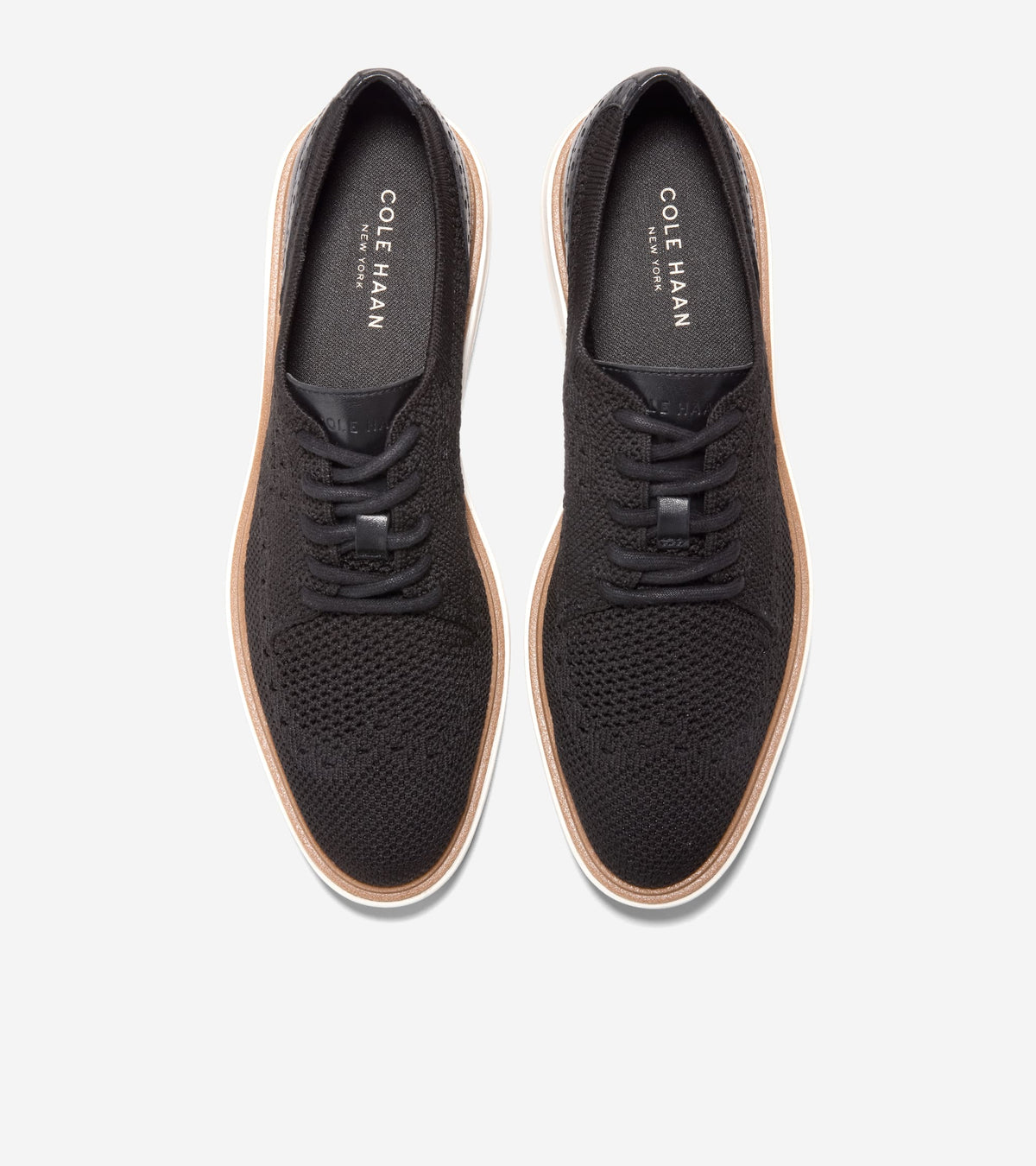 Women's ØriginalGrand CitySpectre Stitchlite™ Oxfords in Black | Cole Haan