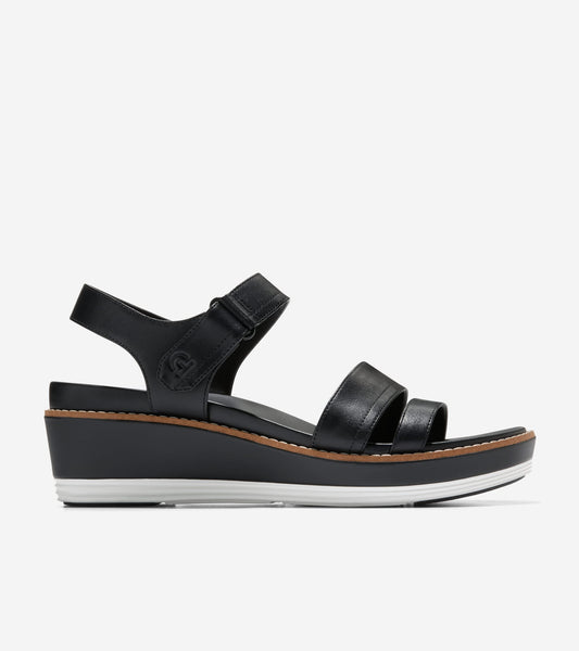 Women's ØriginalGrand Peyton Flatform Sandals in Black | Cole Haan