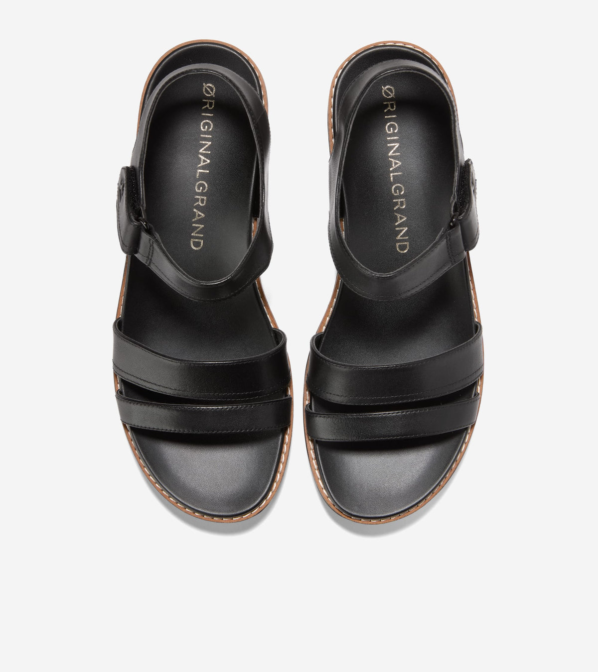 Women's ØriginalGrand Peyton Flatform Sandals in Black | Cole Haan