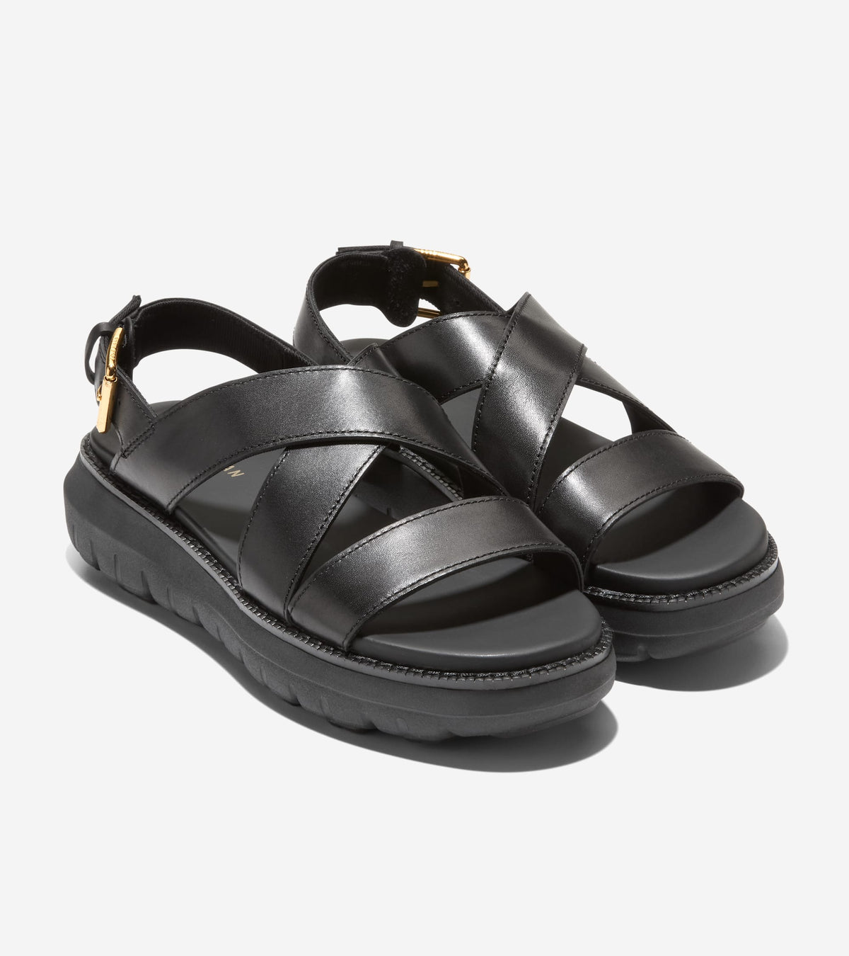 Women's ZERØGRAND Rexanna Sandals in Black | Cole Haan