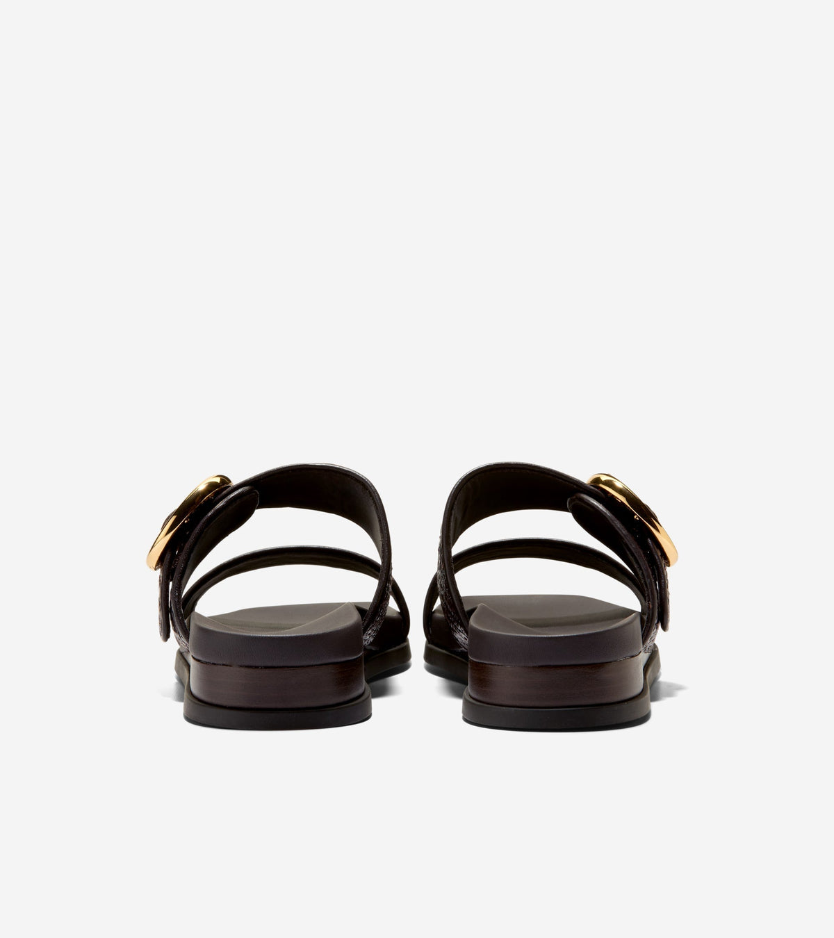 Women's Oaklynn Double Band Footbed Sandals in Brown | Cole Haan