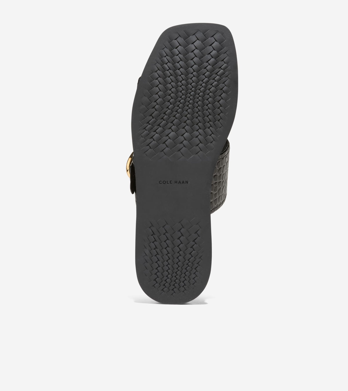 Women's Oaklynn Double Band Footbed Sandals in Black | Cole Haan