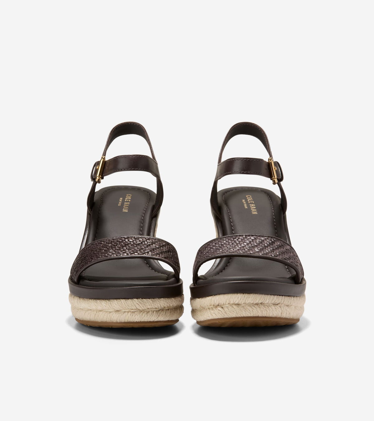 Women's Cloudfeel Asbury Espadrille Wedge Sandals in Brown | Cole Haan