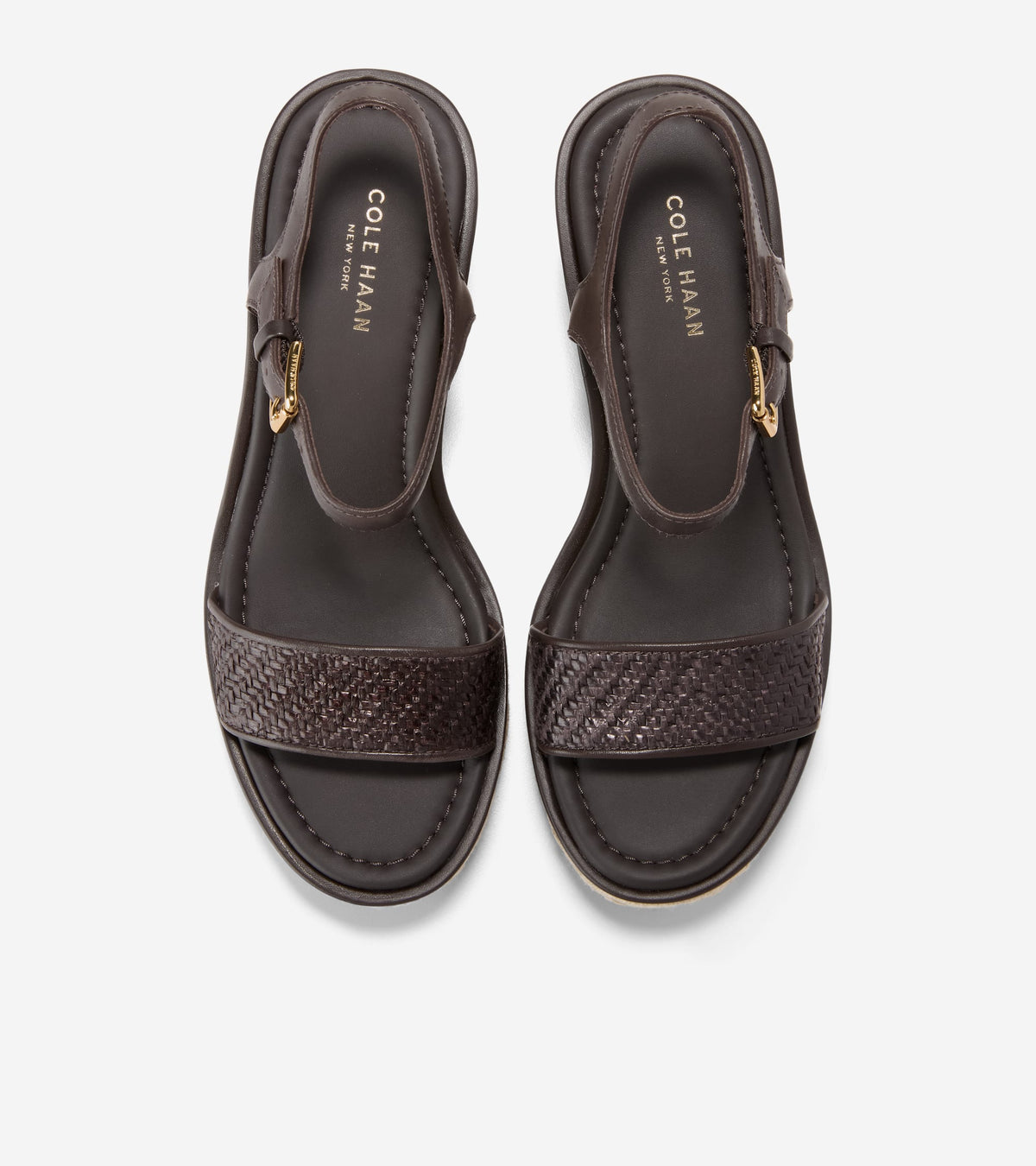 Women's Cloudfeel Asbury Espadrille Wedge Sandals in Brown | Cole Haan