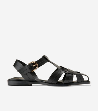 Women's Rosette Fisherman Sandals in Black | Cole Haan