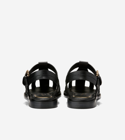 Women's Rosette Fisherman Sandals in Black | Cole Haan