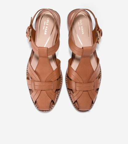 Women's Rosette Fisherman Sandals in Brown | Cole Haan