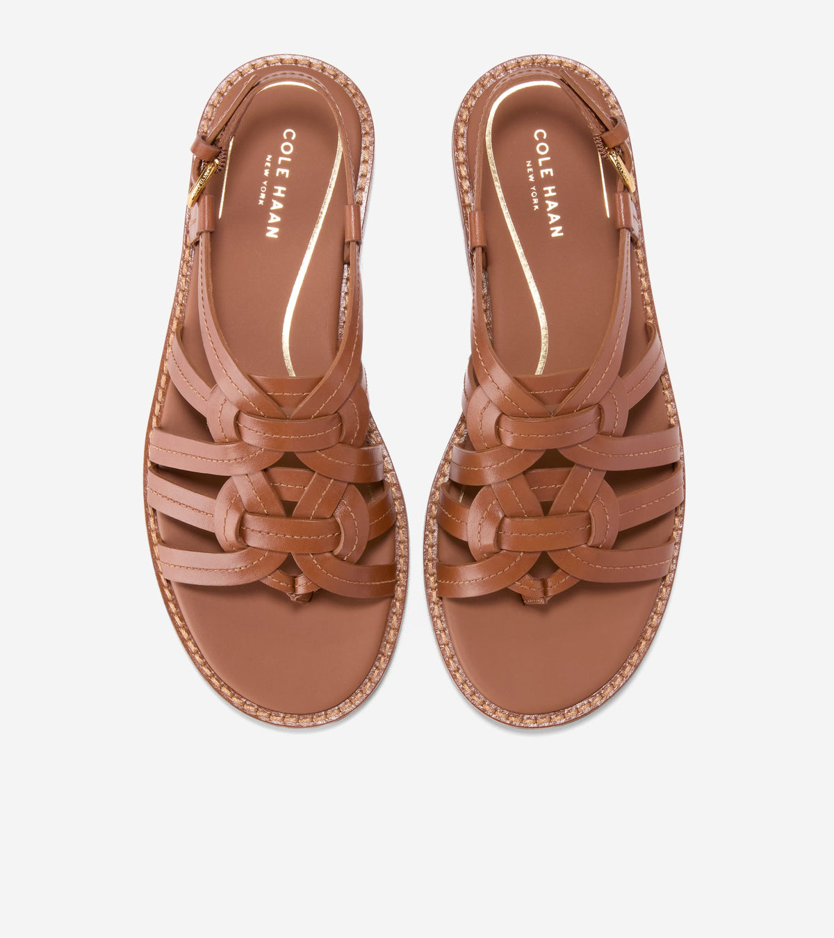 Women's Kami Interwoven Thong Sandals in Brown | Cole Haan