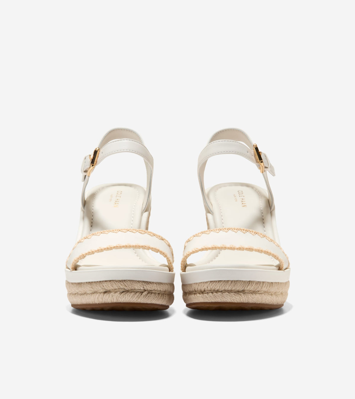 Women's Cloudfeel Asbury Espadrille Wedge Sandals in White | Cole Haan