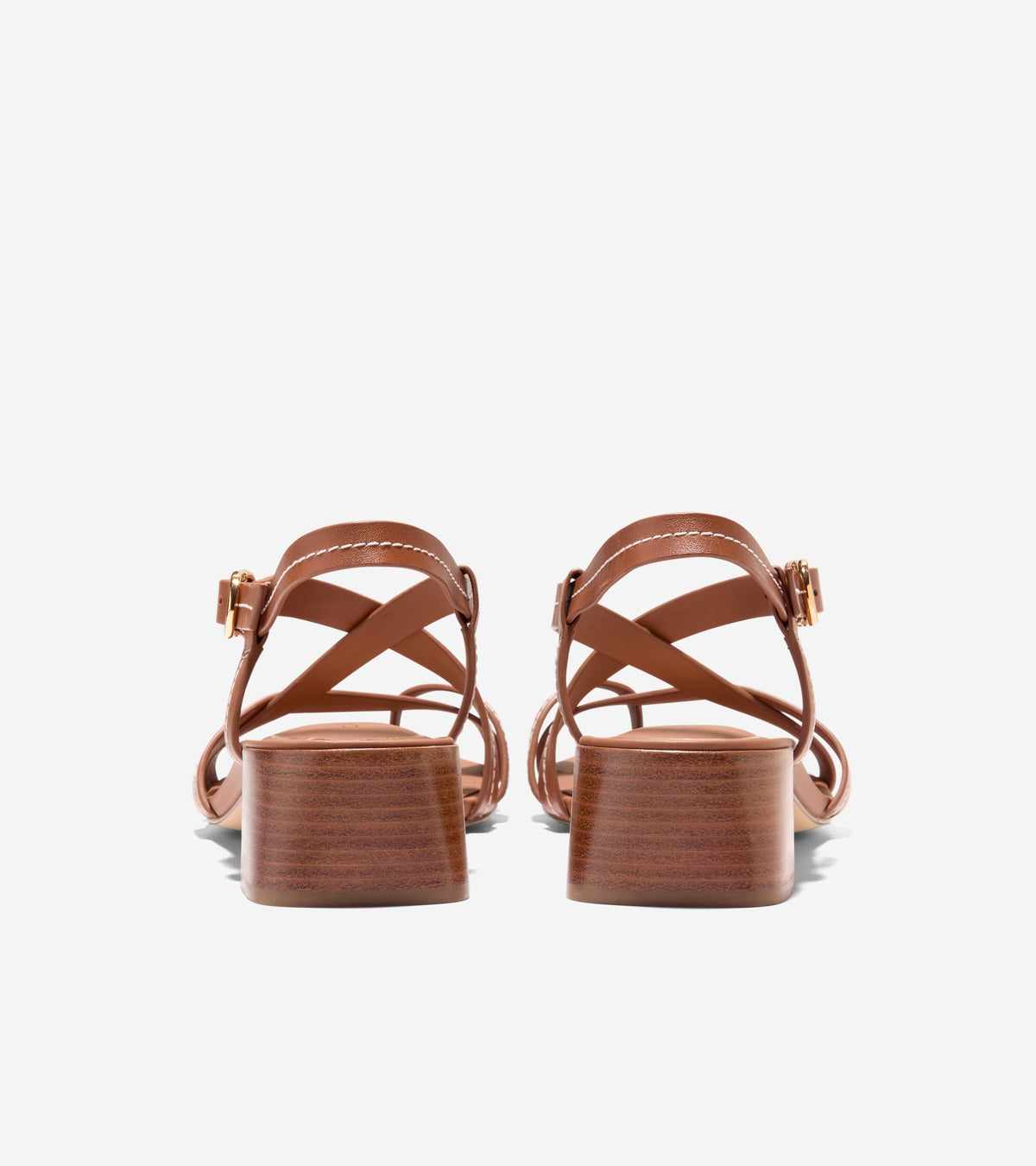 Women's Dillon Block Heel Thong Sandals in Brown | Cole Haan