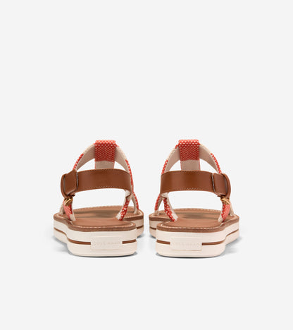 Women's Pinch Long-Weekender Sandals in Brown, red | Cole Haan
