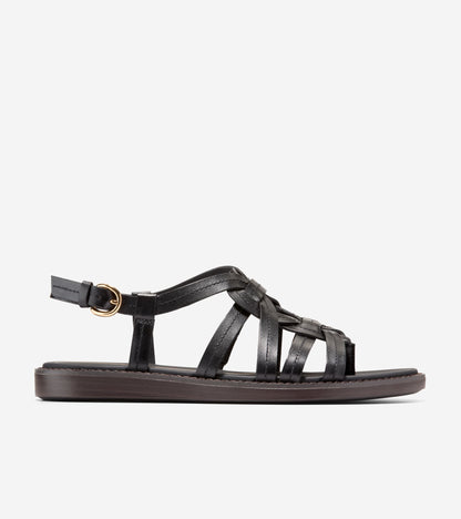 Women's Kami Interwoven Thong Sandals in Black | Cole Haan