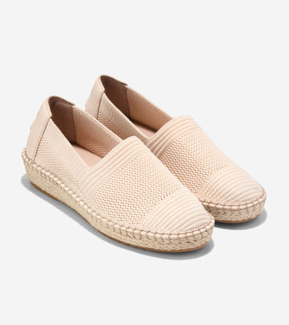 Women's Cloudfeel Espadrille II Slip-On Loafers in Beige | Cole Haan