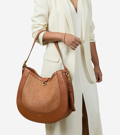 Women's Catarina Large Hobo Bag in Brown | Cole Haan