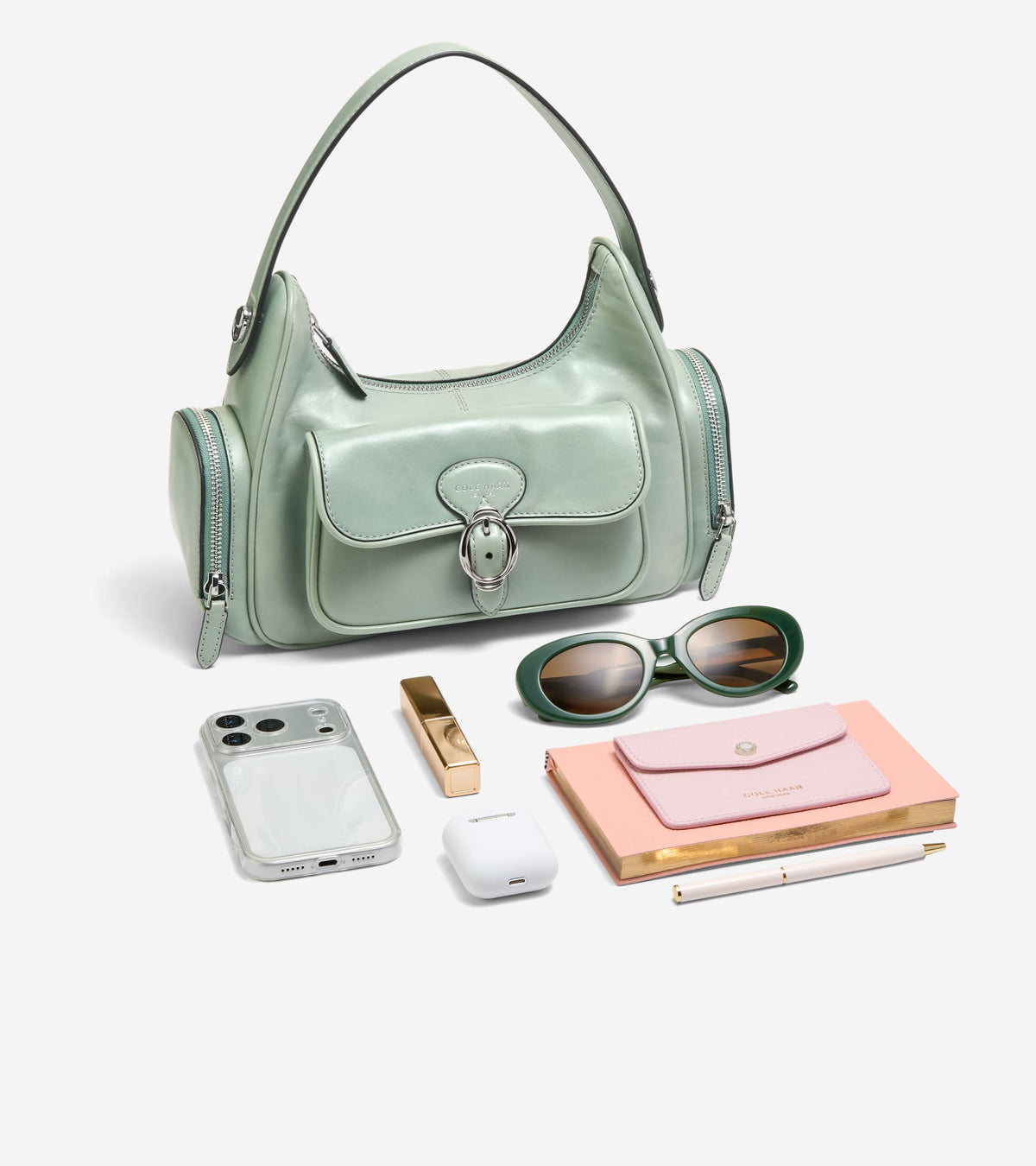 Women's Alexandria Shoulder Crossbody Bag in Green | Cole Haan