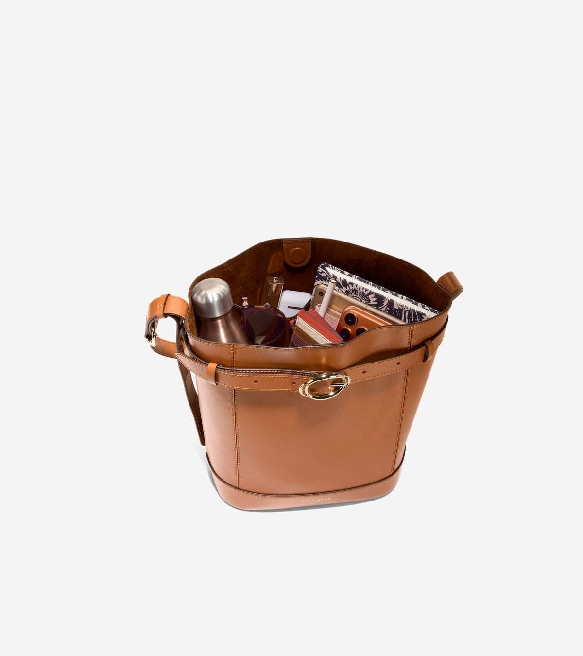 Women's Alexandria Bucket Bag in Brown | Cole Haan