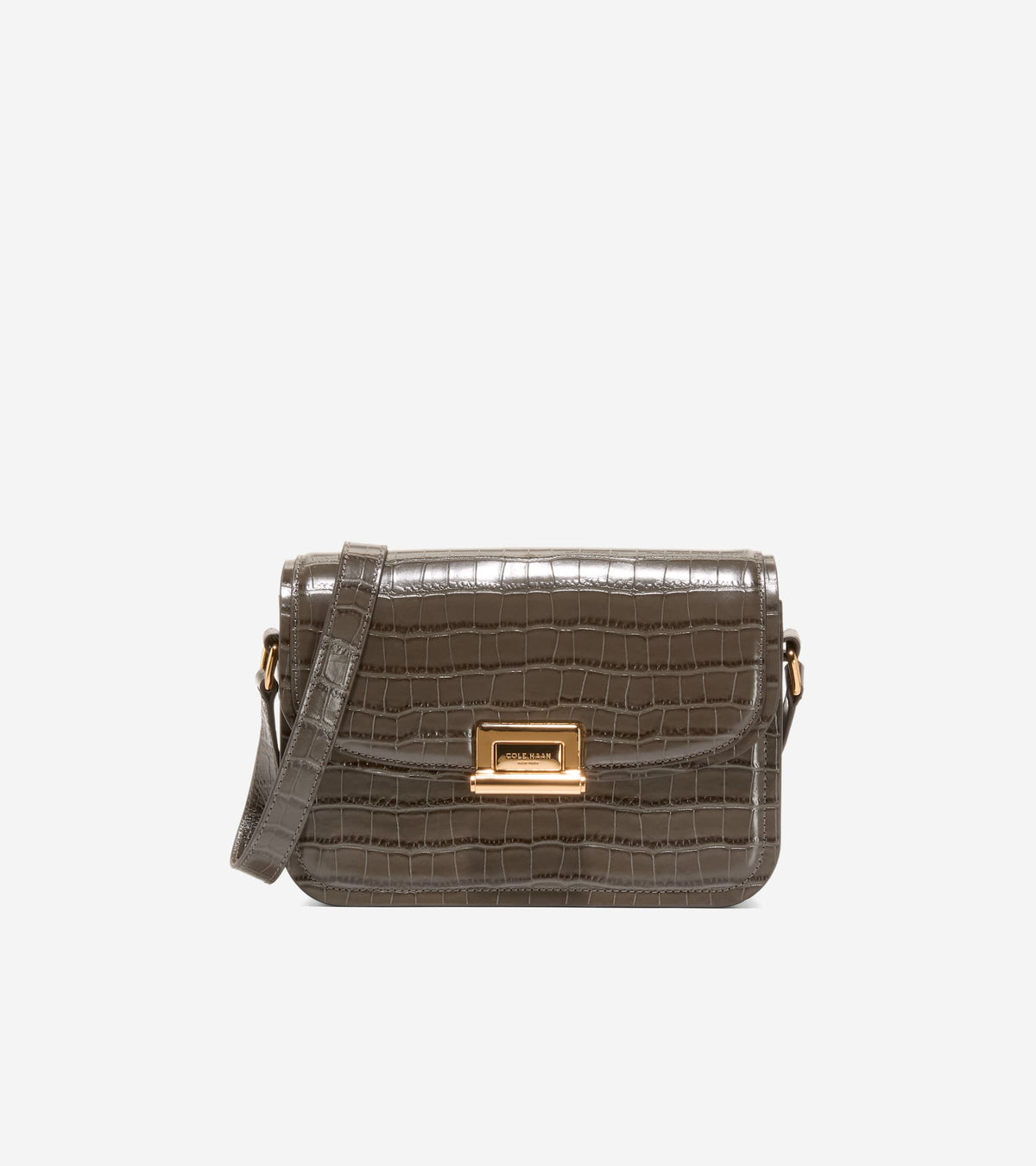 Deep Olive Croco Print