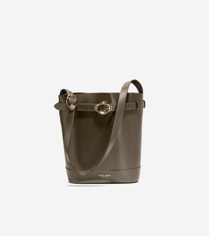 Women's Alexandria Bucket Bag in Green | Cole Haan