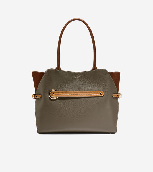 Women's Vivianne Tote Bag in Green | Cole Haan