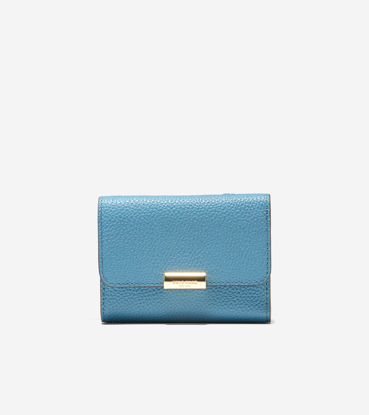 Women's Rachel Compact Wallet with Removable Card Case in Blue | Cole Haan