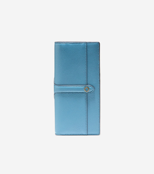 Women's Esme Vertical Wallet in Blue | Cole Haan