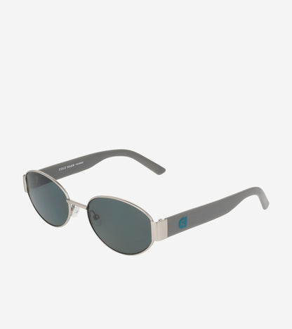 Women's Luxe Oval Sunglasses in Silver | Cole Haan