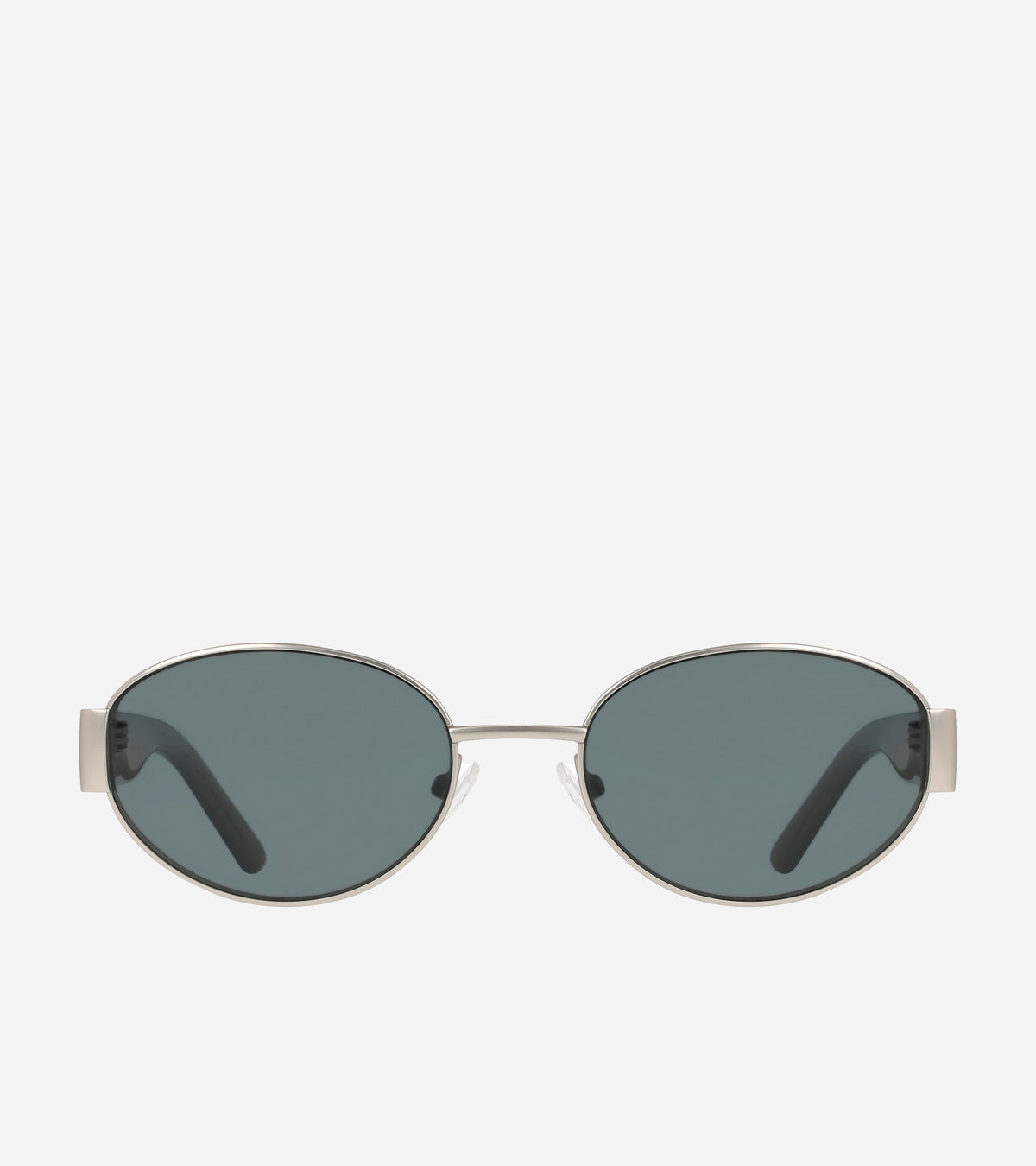 Women's Luxe Oval Sunglasses in Silver | Cole Haan