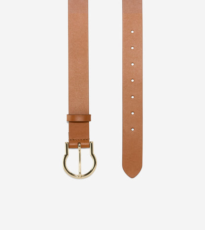 Women's 32MM Hinged Buckle Belt in Brown | Cole Haan