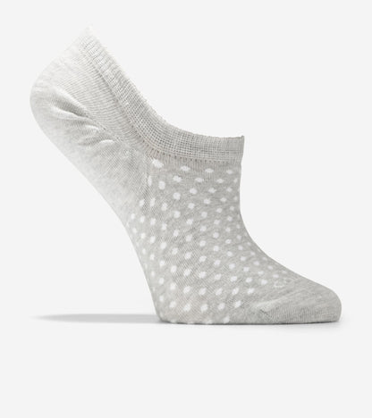 Women's 3 Pack Dot Sock Liners in Grey | Cole Haan